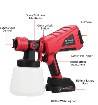 Miniatura 3 de PISTOLA DE PULVERIZACION JH-10J